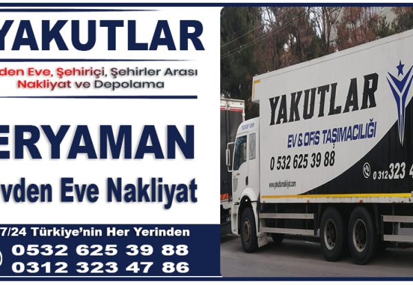 Eryaman nakliyat Ankara Eryaman evden eve nakliyat firması