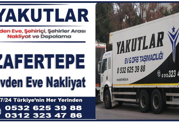 Zafertepe nakliyat Ankara Zafertepe evden eve nakliyat firması