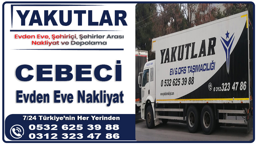 Cebeci nakliyat Ankara Cebeci evden eve nakliyat firması