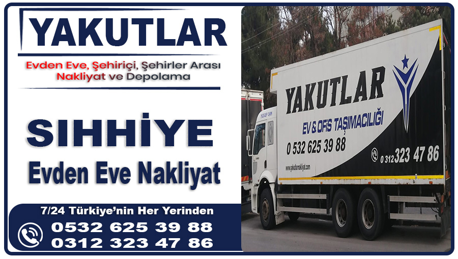 Sıhhiye nakliyat Ankara Sıhhiye evden eve nakliyat firması